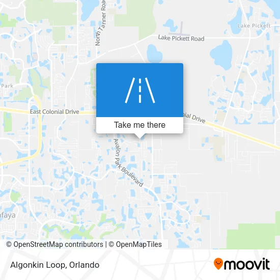 Algonkin Loop map
