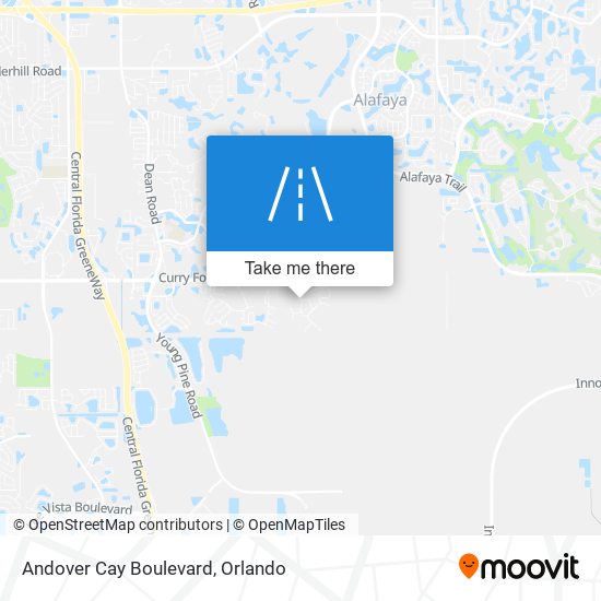 Andover Cay Boulevard map