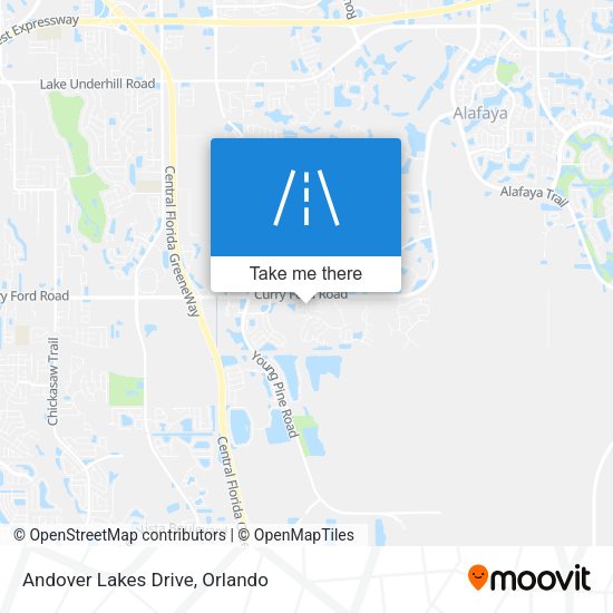 Andover Lakes Drive map