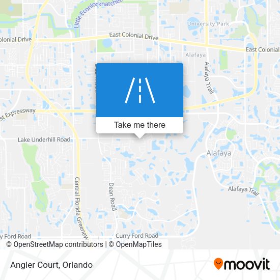 Mapa de Angler Court