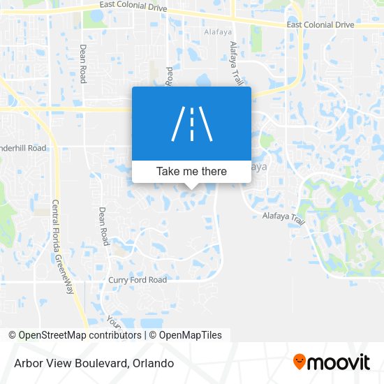 Mapa de Arbor View Boulevard