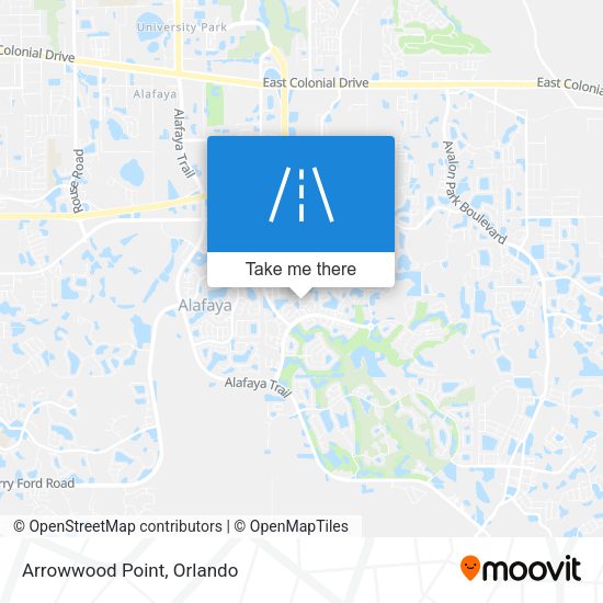 Mapa de Arrowwood Point