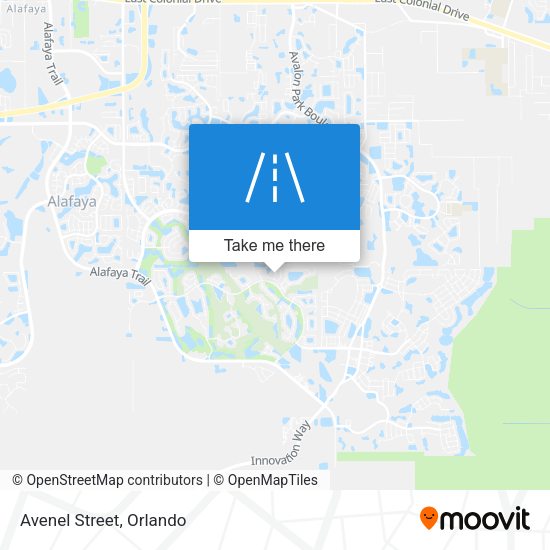 Mapa de Avenel Street