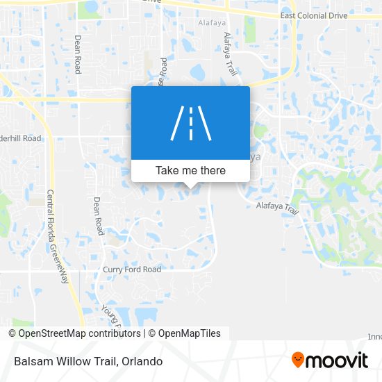 Mapa de Balsam Willow Trail