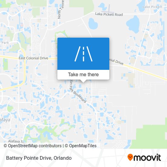 Battery Pointe Drive map