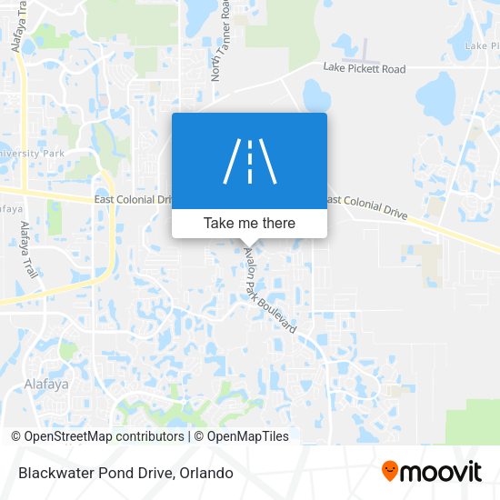 Mapa de Blackwater Pond Drive