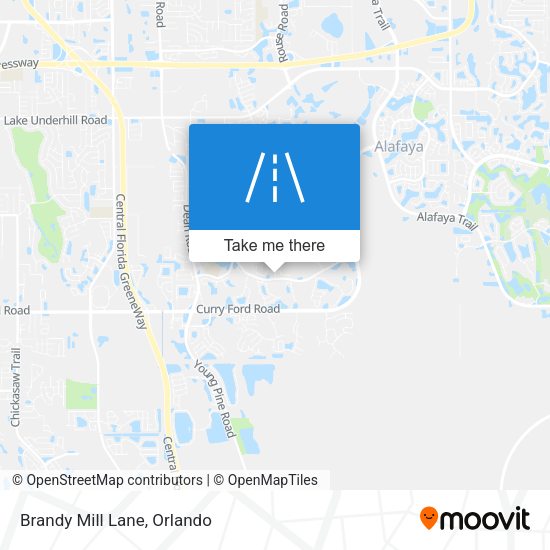 Mapa de Brandy Mill Lane