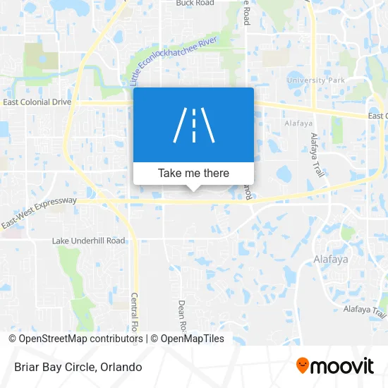 Briar Bay Circle map