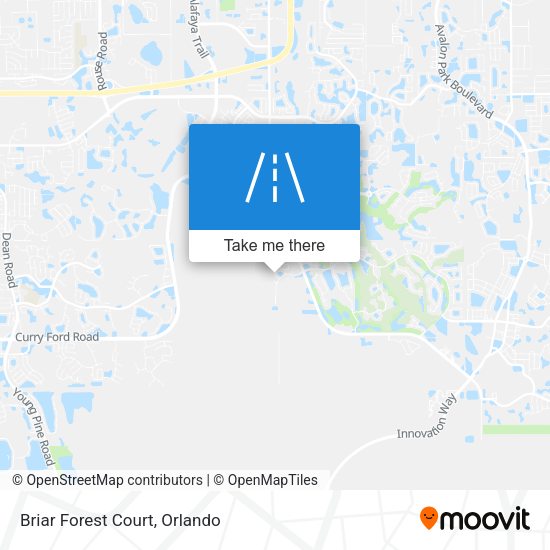 Briar Forest Court map