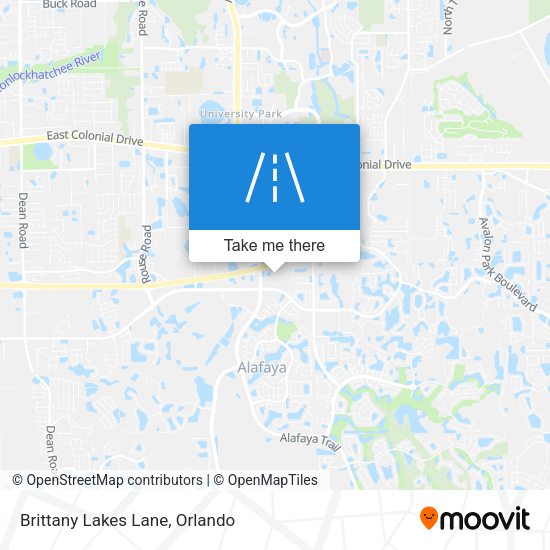 Mapa de Brittany Lakes Lane