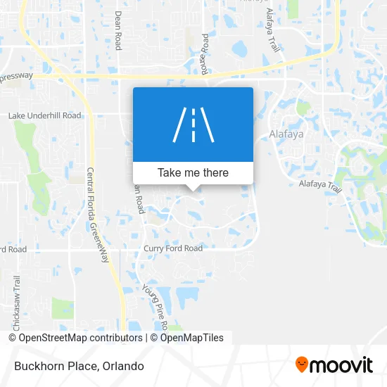 Buckhorn Place map