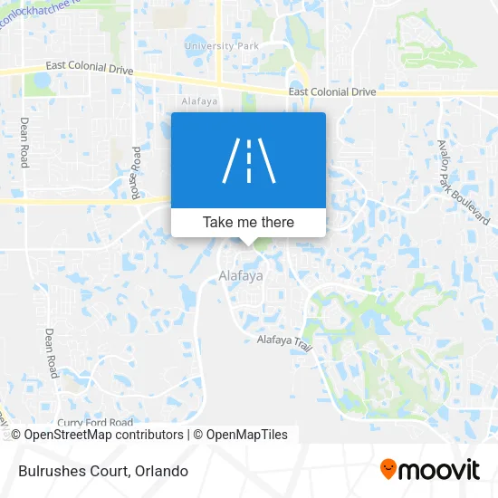 Bulrushes Court map