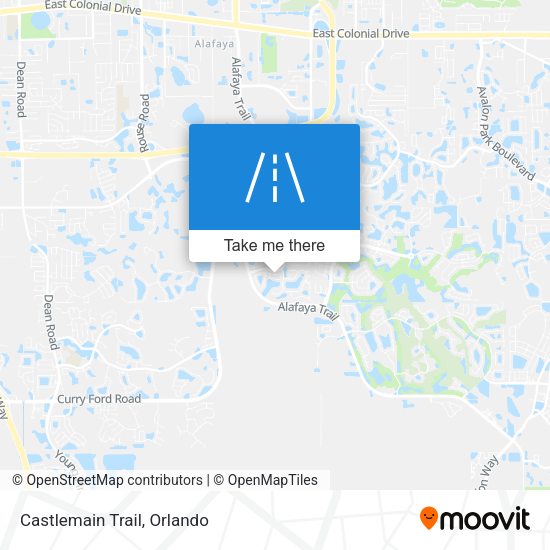 Mapa de Castlemain Trail