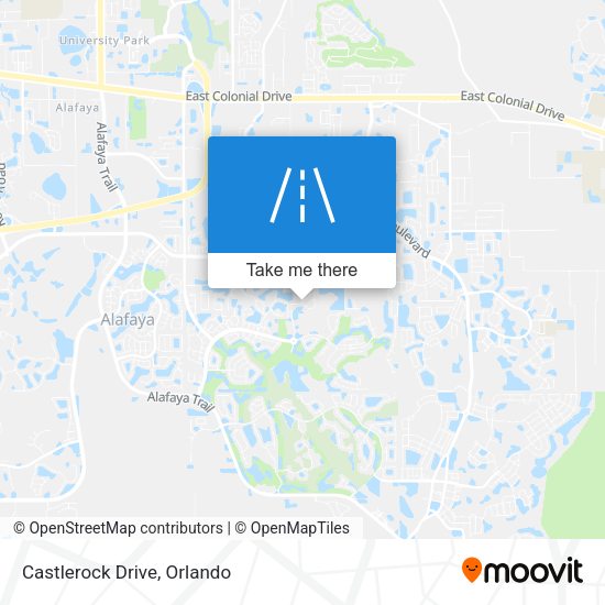 Mapa de Castlerock Drive