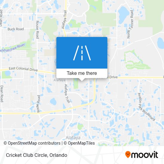 Cricket Club Circle map