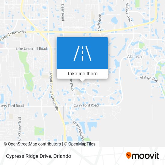 Mapa de Cypress Ridge Drive