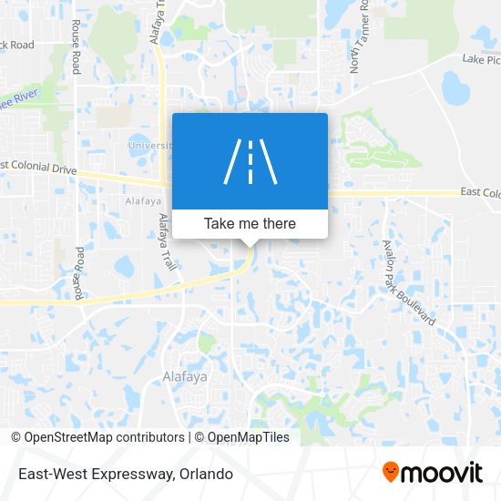 East-West Expressway map