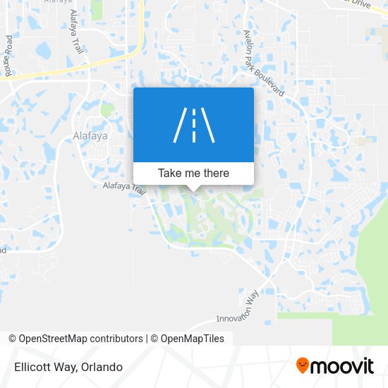 Mapa de Ellicott Way