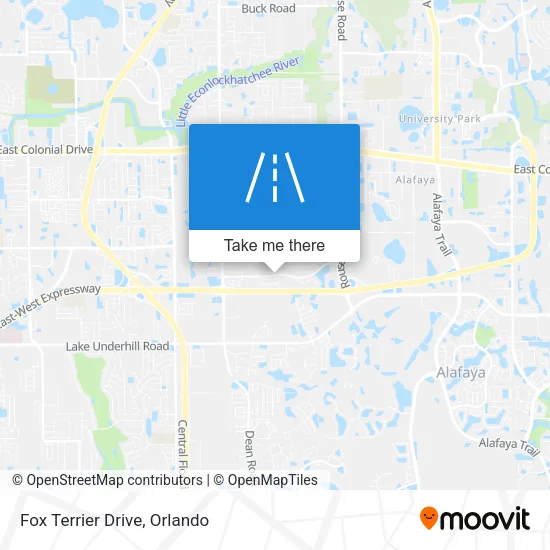 Fox Terrier Drive map