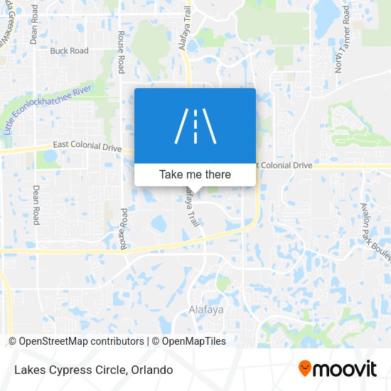 Mapa de Lakes Cypress Circle