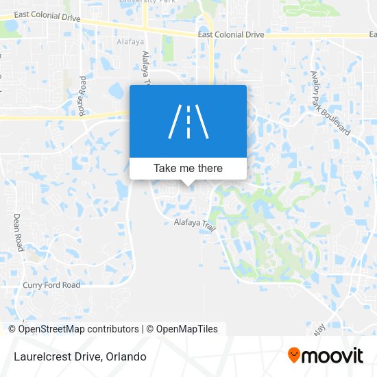 Mapa de Laurelcrest Drive