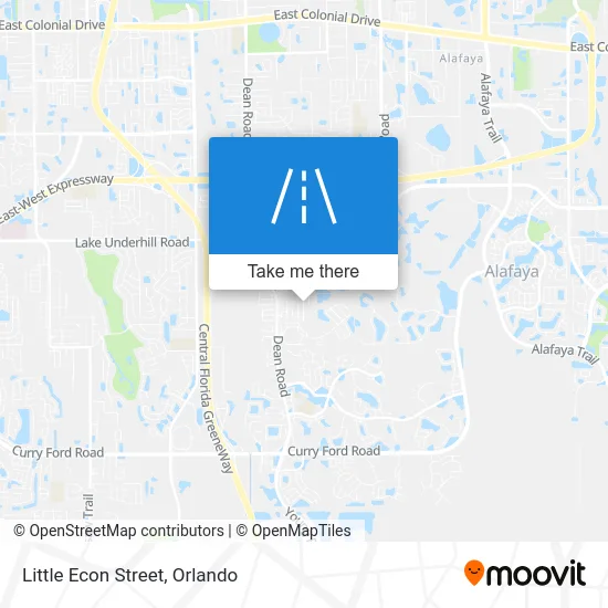 Little Econ Street map