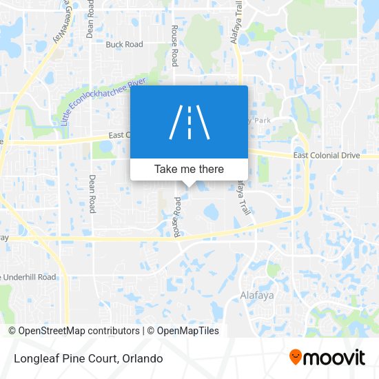 Longleaf Pine Court map