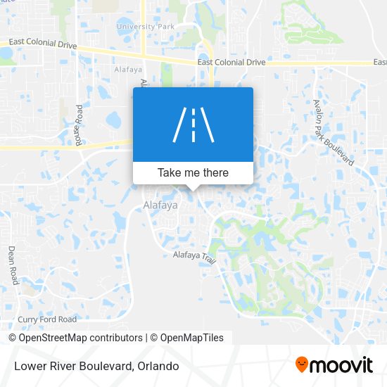 Lower River Boulevard map