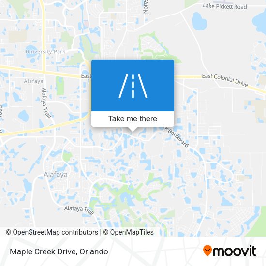 Mapa de Maple Creek Drive