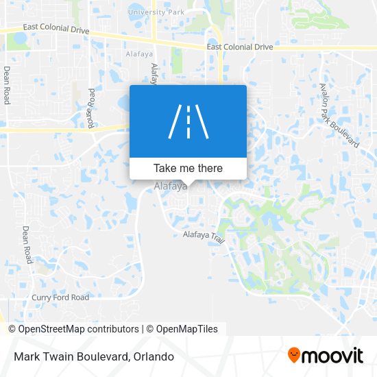 Mapa de Mark Twain Boulevard