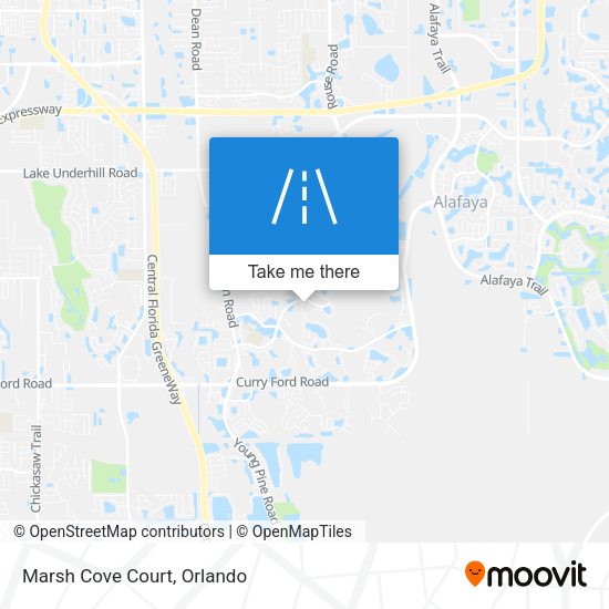 Mapa de Marsh Cove Court