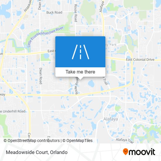 Mapa de Meadowside Court