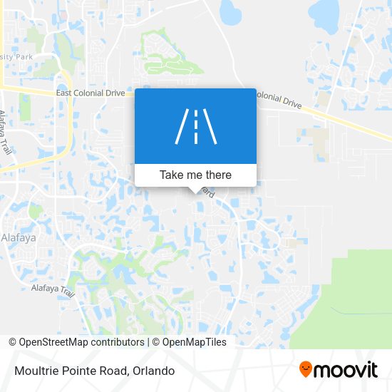 Moultrie Pointe Road map