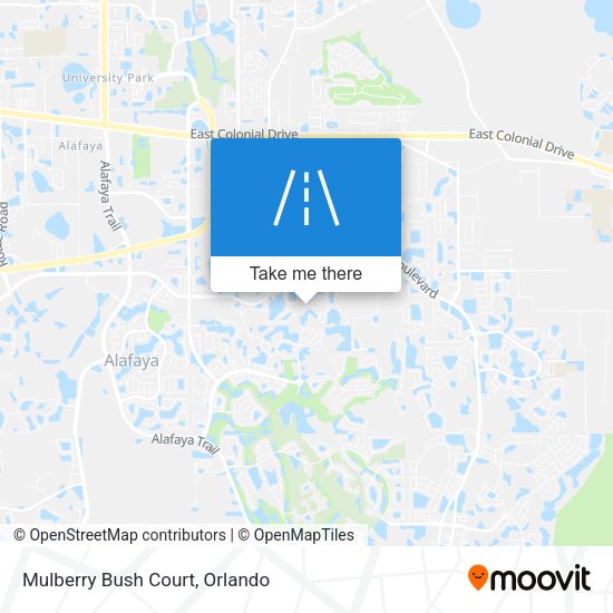 Mulberry Bush Court map