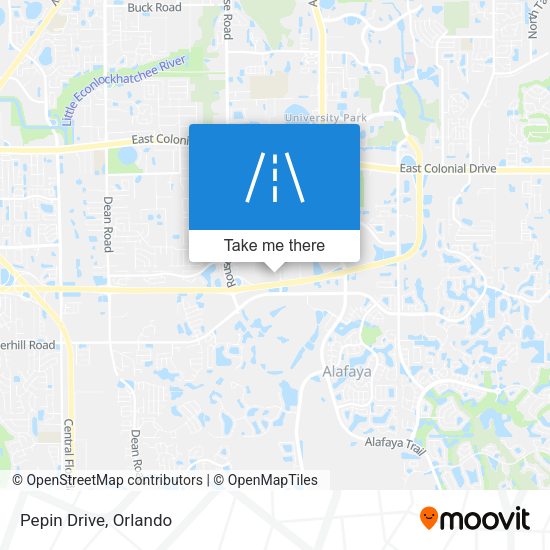 Mapa de Pepin Drive