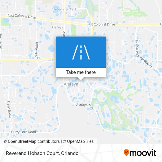 Reverend Hobson Court map