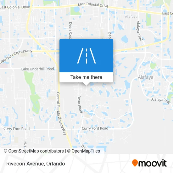 Rivecon Avenue map