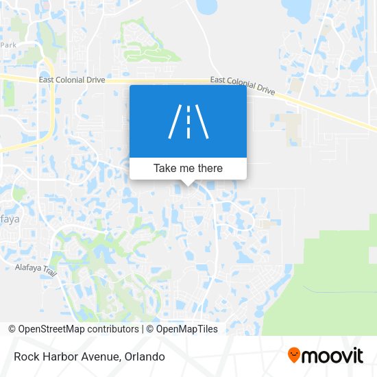 Mapa de Rock Harbor Avenue