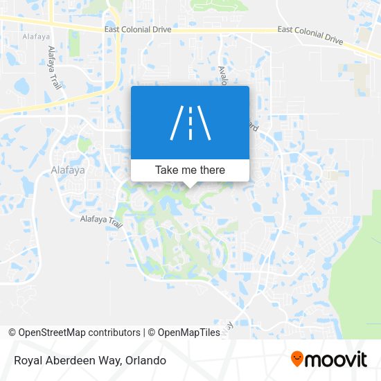 Mapa de Royal Aberdeen Way