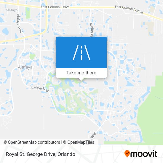 Royal St. George Drive map