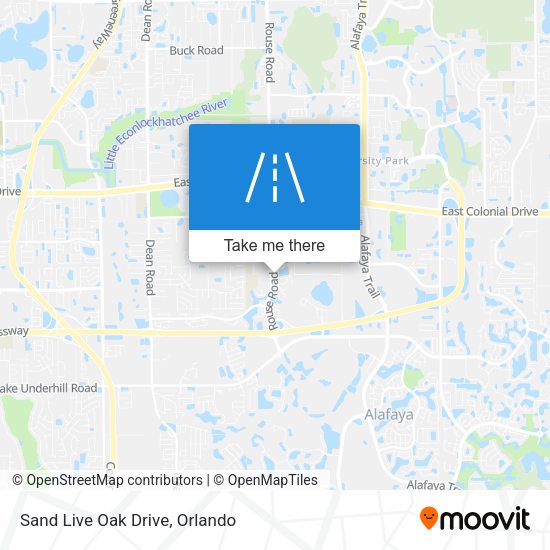 Mapa de Sand Live Oak Drive