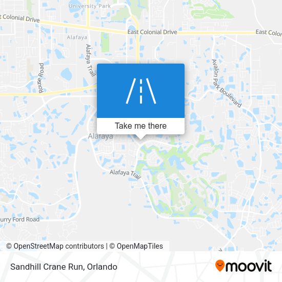 Sandhill Crane Run map