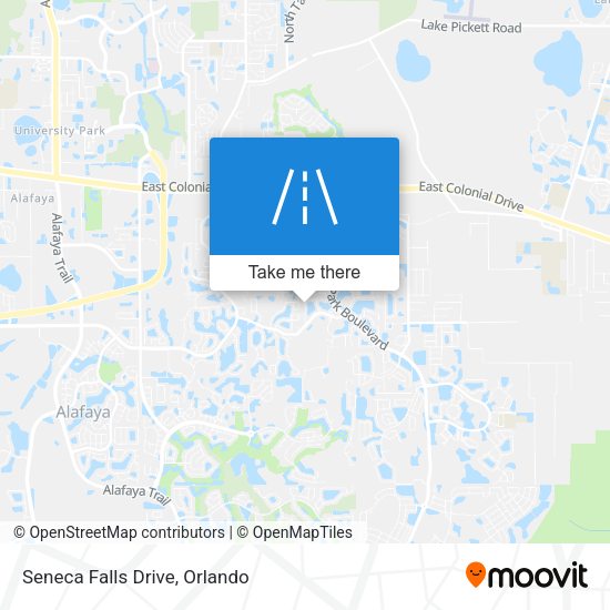 Seneca Falls Drive map