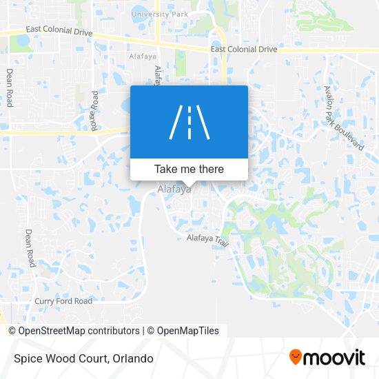 Mapa de Spice Wood Court