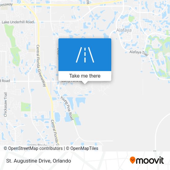 Mapa de St. Augustine Drive