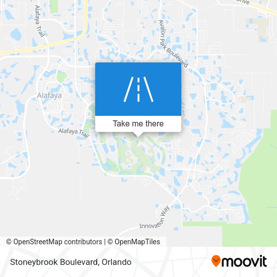 Stoneybrook Boulevard map