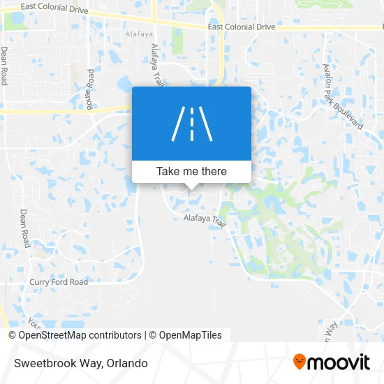 Sweetbrook Way map
