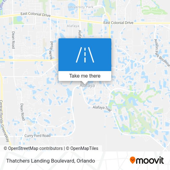 Mapa de Thatchers Landing Boulevard