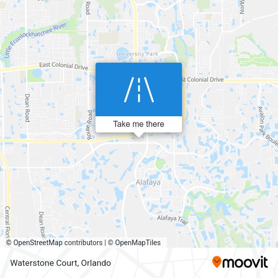 Mapa de Waterstone Court