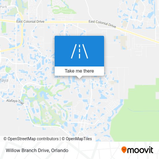 Willow Branch Drive map